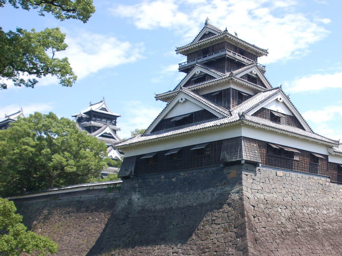 Uto Turret and two other constructions, Kumamoto Castle